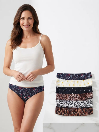 Pack de 6 Culottes Femme