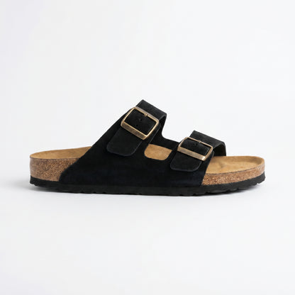 Sandales Daim à Double Boucle