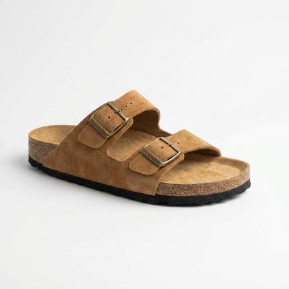 Sandales Daim à Double Boucle